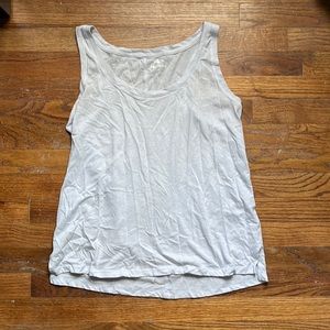 White Boyfriend Tank